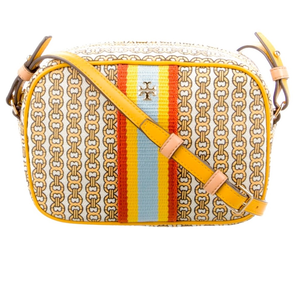 Tory Burch Canvas Printed Crossbody Bag